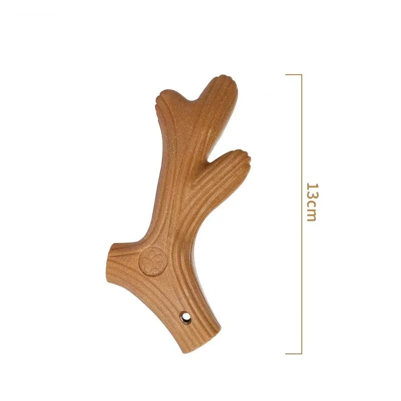 Osso da Masticare ZampaViva™ in Legno di Pino – Gioco Resistente per la Pulizia Dentale e il Relax del tuo Cane